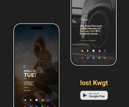 lost KWGT v 3.0.1 Мод (полная версия)