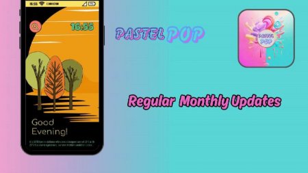 Pastel POP KWGT v 1.0.0 Мод (полная версия)
