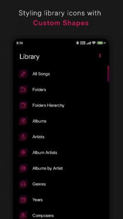 Proxima - Poweramp Skin v 1.3 Мод (полная версия)