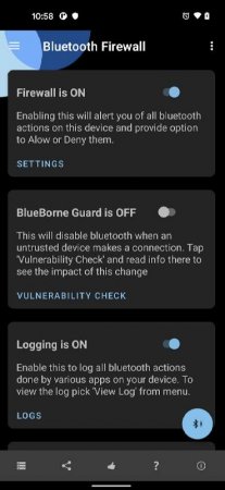 Bluetooth Firewall Trial v 4.7.0 Mod (Unlocked)