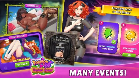 Passion Pit: Tropical Island (18+) v 1.2.292 Mod (Unlocked All Clothes/Pics)