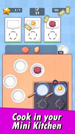 Mini Kitchen Chef: Cooking Fun v 7.2.12 Мод меню