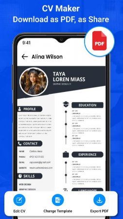Resume Builder – Cv Maker App v 1.5.3 Mod (Premium)