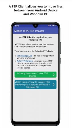 Mobile to PC File Transfer v 11.5 b447 Mod (Premium)