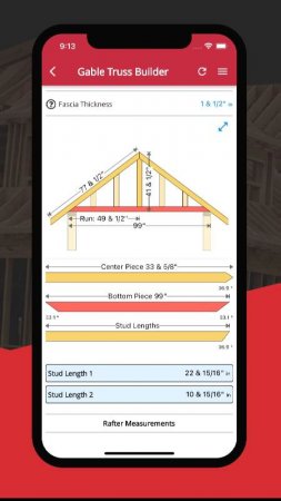 RedX Roof - Rafter Calculator v 6.7.3 Mod (Premium)