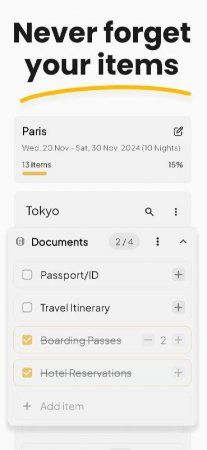 PackMate - Travel Packing List v 2.0.0 Mod (Pro)