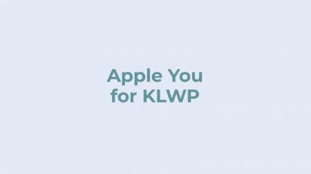 Apple You for KLWP v 6.8 Мод (полная версия)